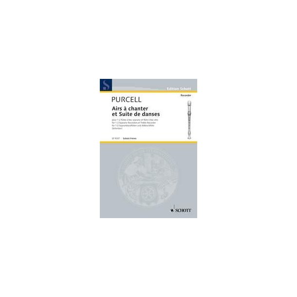 Airs &agrave; chanter et suites de danses