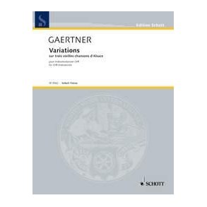 Variations sur trois vieilles chansons d'Alsace