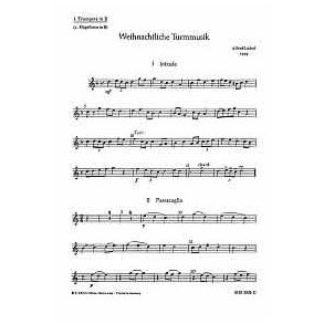 Christmas Tower Music : Five part movements for brass with variable instrumentation