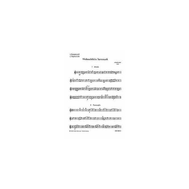 Christmas Tower Music : Five part movements for brass with variable instrumentation