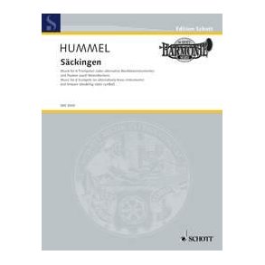 Säckingen op. 103 f : Music for 6 trumpets (or alternatively brass instruments) and timpani (doubling sizzle cymbal)
