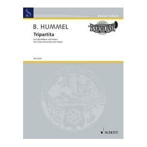 Tripartita op. 103e : for 9 brass instruments and timpani