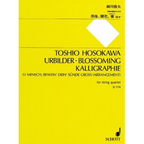 Urbilder - Blossoming - Kalligraphie : O Mensch, Bewein' Dein' Sünde Groß (Arrangement)