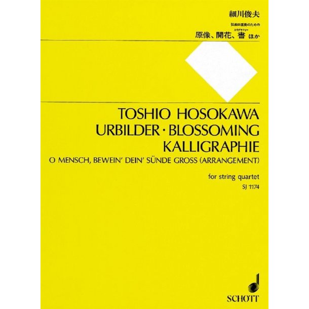 Urbilder - Blossoming - Kalligraphie : O Mensch, Bewein' Dein' S&uuml;nde Gro&szlig; (Arrangement)