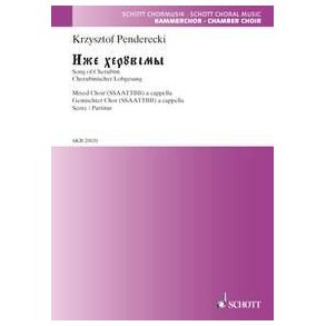 Song of Cherubin - Ize cheruvimi : fur gemischten Chor (SSAATTBB) a cappella