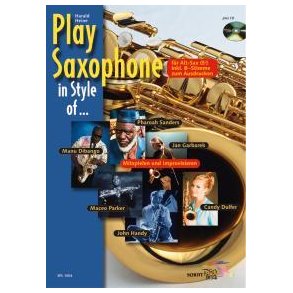 Play Saxophone In Style Of