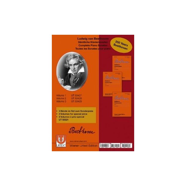 Complete Piano Sonatas : 3 volumes for special price