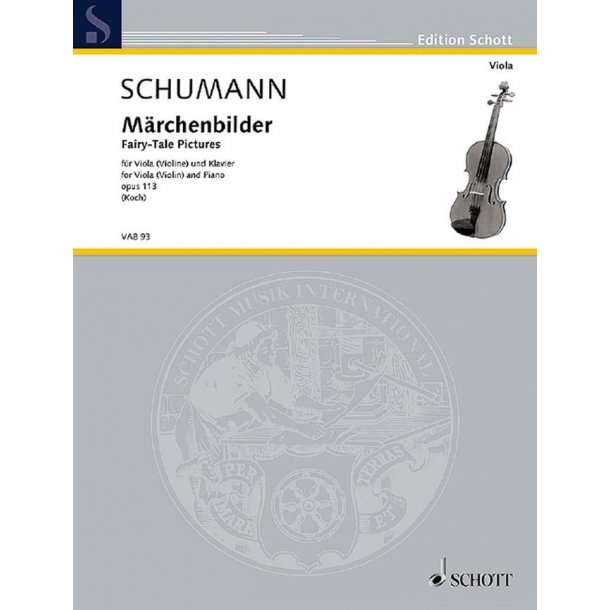 M&auml;rchenbilder Op. 113 : Nach Robert Schumann. Neue Ausgabe S&auml;mtlicher Werke, Band II No. 3