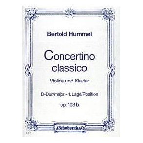 Concertino Classico D Opus 103B