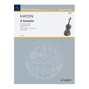 6 Sonatas Hob.VI: 1-6 Heft 1