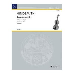 Trauermusik : for violin and organ