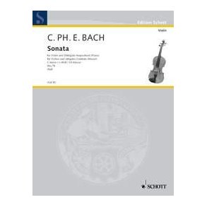 Sonate C Wtq78 (C.Ph.E)