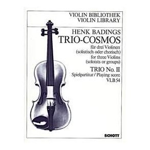 Trio-Cosmos Nr. 2 : Spielmusik fur 3 Violinen zur solistischen und chorischen Verwendung im Unterricht