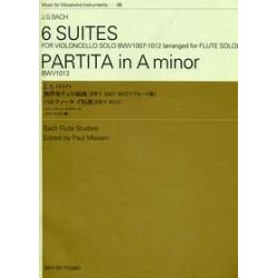 6 Suites / Partita in A Minor BWV 1007-1013 : arranged for Flute solo