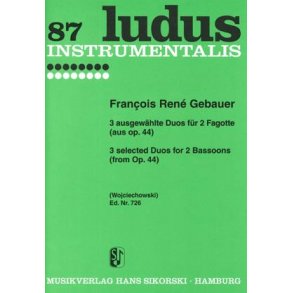 Franois Ren Gebauer: Three Duos From Op.44