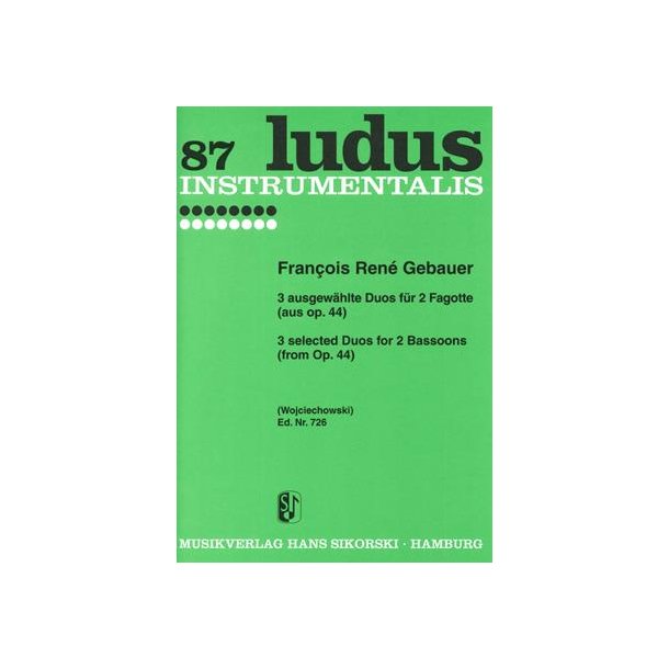 Franois Ren Gebauer: Three Duos From Op.44