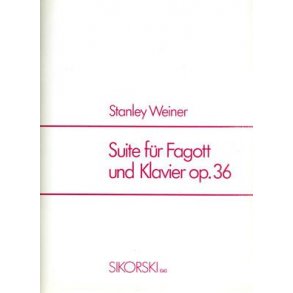 Stanley Weiner: Suite For Bassoon And Piano Op. 36