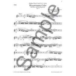 Bernhard Henrik Crusell: Divertimento In C for Oboe And String Quartet Op.9 (Parts)