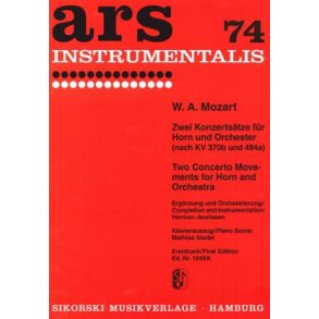 Wolfgang Amadeus Mozart: 2 Konzertsätze