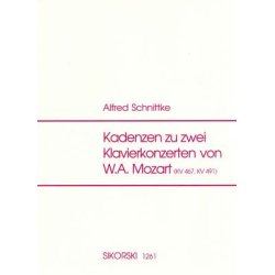 Alfred Schnittke: Kadenzen Zu Zwei Klavierkonzerten Von W.A. Mozart (KV.467/KV.491)