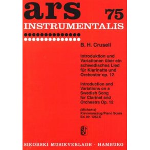Bernhard Henrik Crusell: Introduction And Variations Op. 12 (Piano Score)