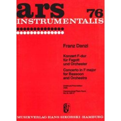 Franz Danzi: Concerto In F Major For Bassoon And Orchestra (Piano Score)