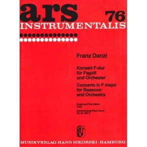 Franz Danzi: Concerto In F Major For Bassoon And Orchestra (Piano Score)
