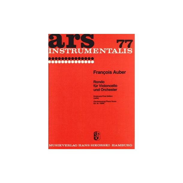 Auber,Francois: Rondo For Cello And Orchestra