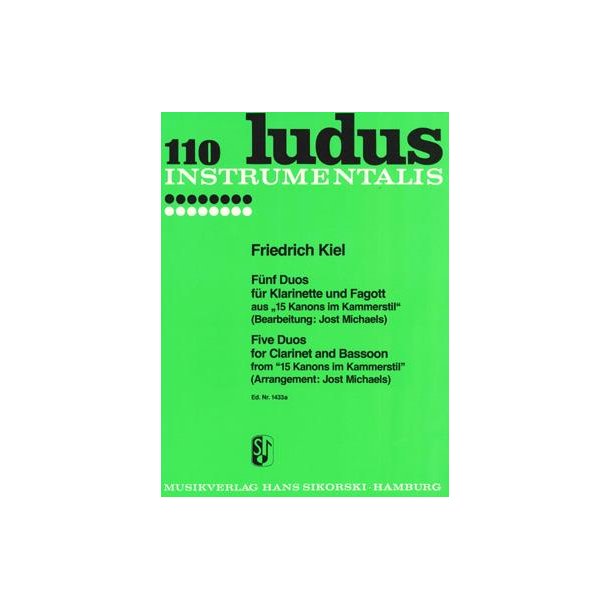 Friedrich Kiel: Five Duos