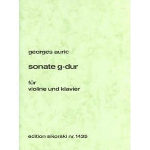 Georges Auric: Sonate