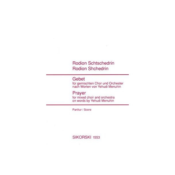 Rodion Shchedrin: Gebet