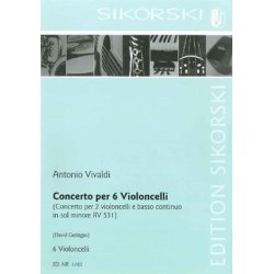 Antonio Vivaldi: Concerto Per 6 Violoncelli
