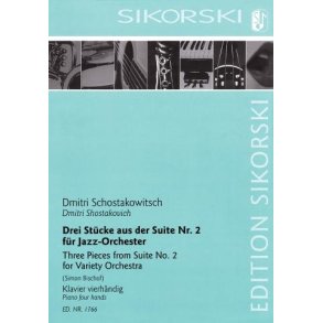 Drei Stücke aus der Suite Nr. 2 : für Jazz-Orchester