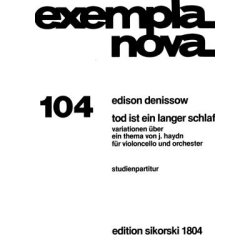 Denissow, Edison: Variations On The Theme Of Haydn Canons - Score