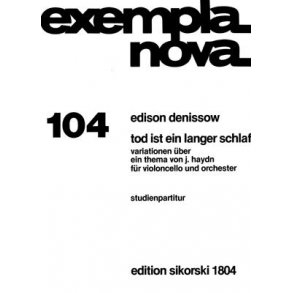 Denissow, Edison: Variations On The Theme Of Haydn Canons - Score
