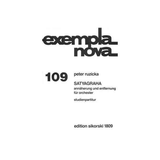 Peter Ruzicka: Satyagraha