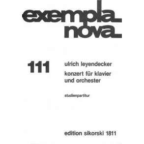 Ulrich Leyendecker: Konzert