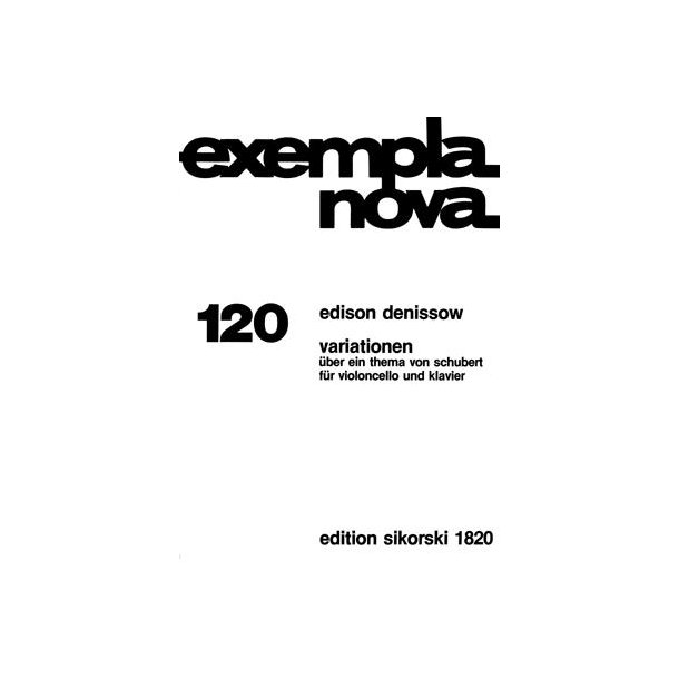 Edison Denissow: Variationen &Uuml;ber Ein Thema Von Schubert