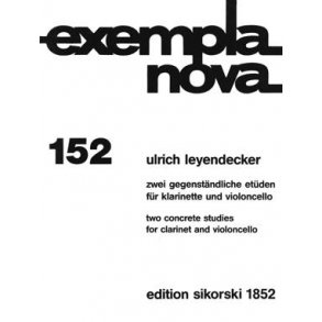 Ulrich Leyendecker: 2 Gegenständliche Etüden