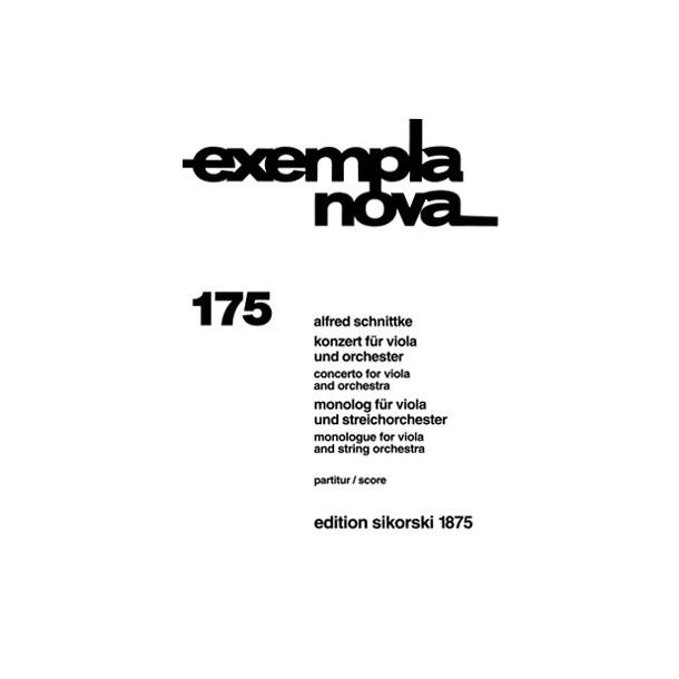 Alfred Schnittke: Konzert / Monolog
