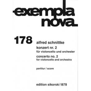 Schnittke,Alfred: Concerto No 2 - Score