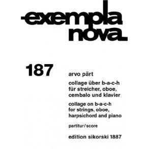 Arvo Prt: Collage ber B-A-C-H