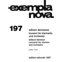 Denissow, Edison: Concerto - Score