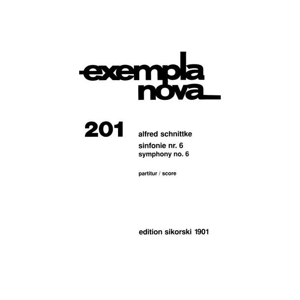 Alfred Schnittke: Symphony No. 6 (Score)