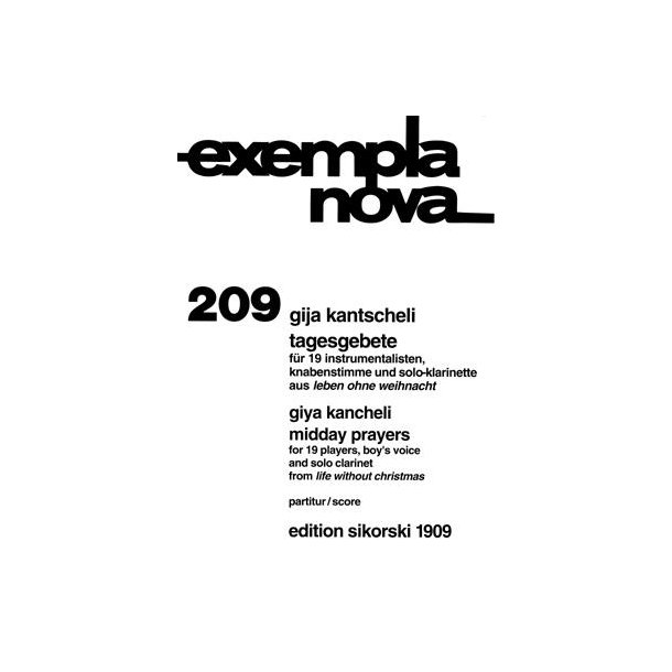 Gija Kantscheli: Tagesgebete