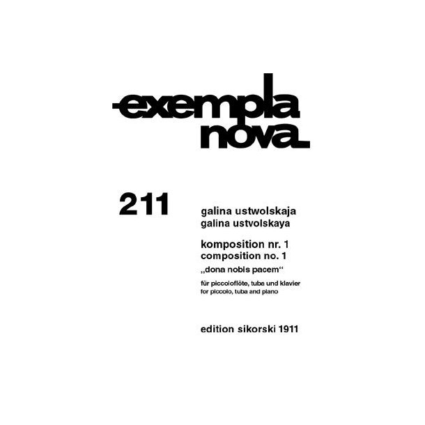 Galina Ustwolskaja: Komposition Nr. 1