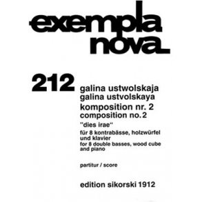 Ustwolskaja, Galina: Composition No 2 - Score