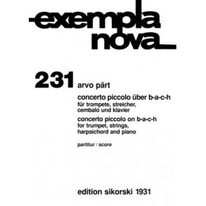 Arvo Prt: Concerto Piccolo ber B-A-C-H