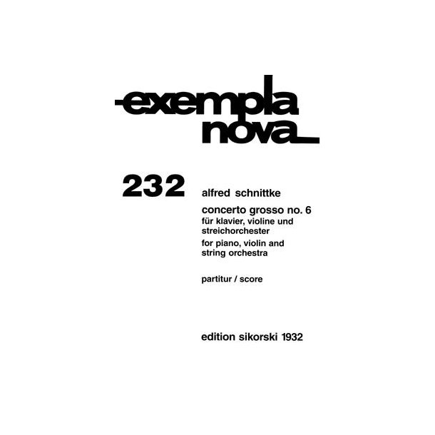 Alfred Schnittke: Concerto Grosso Nr. 6