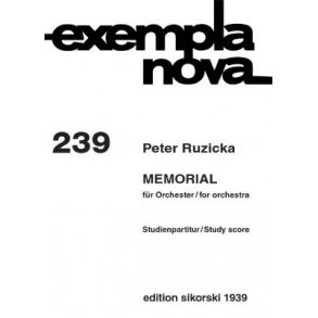 Peter Ruzicka: Memorial